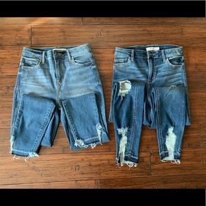 medium wash jeans bundle